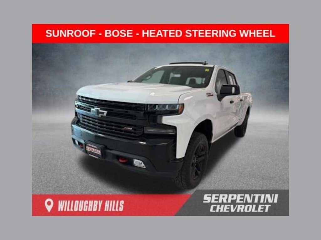 Used 2019 Chevrolet Silverado 1500 LT Trail Boss Truck Crew Cab