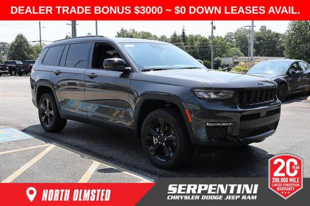 New 2025 Jeep Grand Cherokee L LIMITED 4X4 Sport Utility