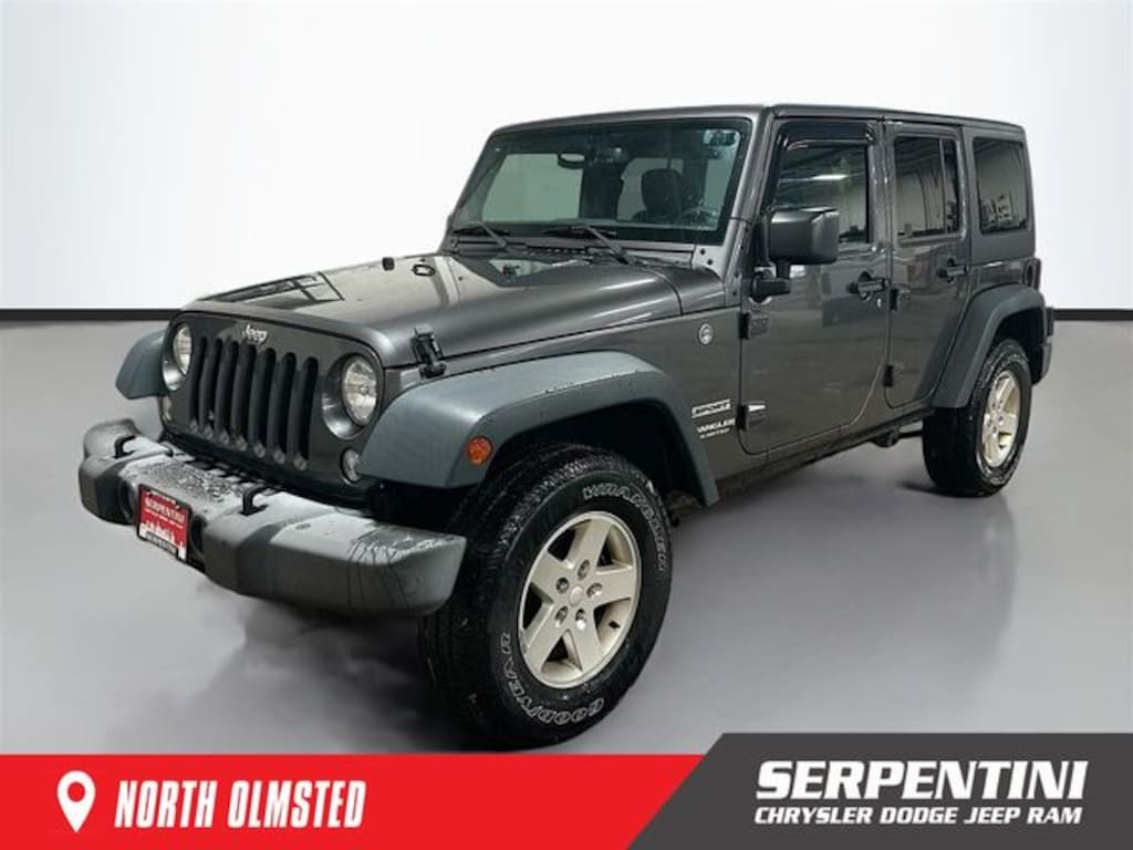 Used 2016 Jeep Wrangler JK Unlimited Sport 4X4 SUV