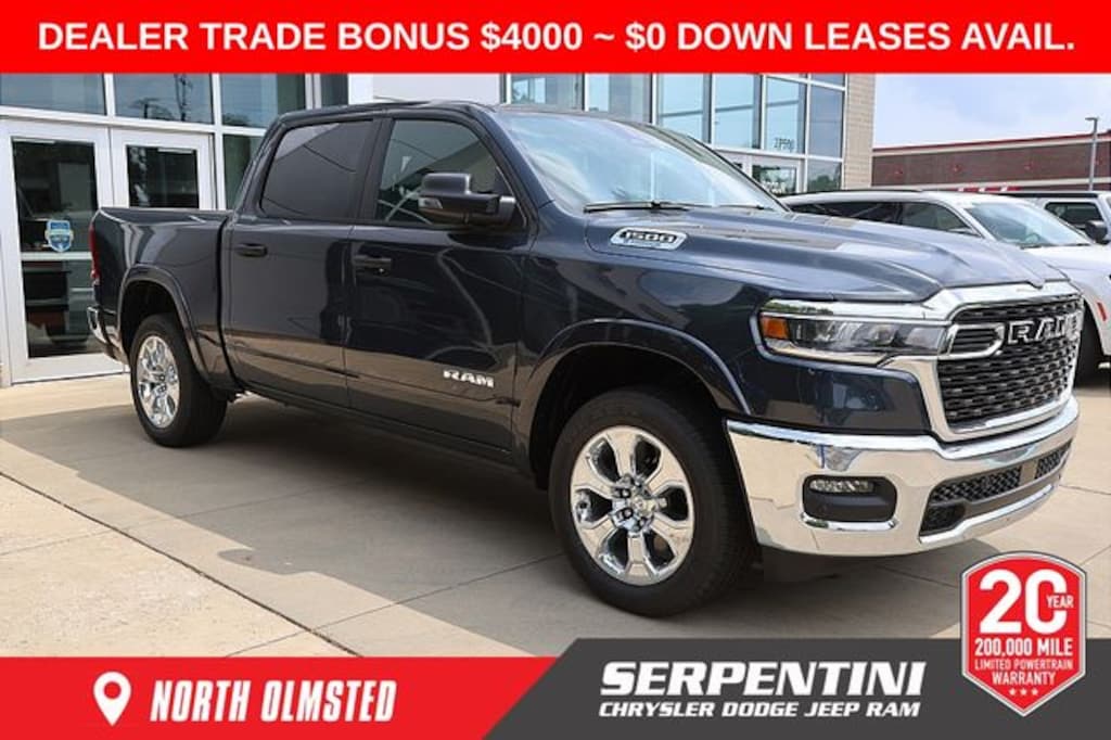 New 2025 Ram 1500 BIG HORN CREW CAB 4X4 5'7 BOX Pickup