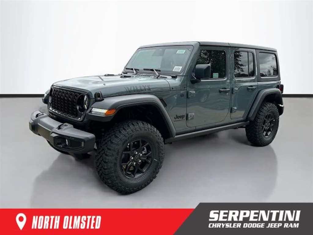 New 2026 Jeep Wrangler 4-DOOR WILLYS Sport Utility