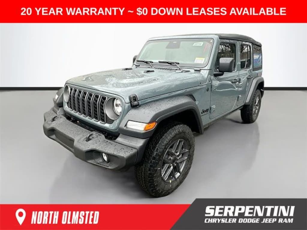 New 2026 Jeep Wrangler 4-DOOR SPORT S Sport Utility