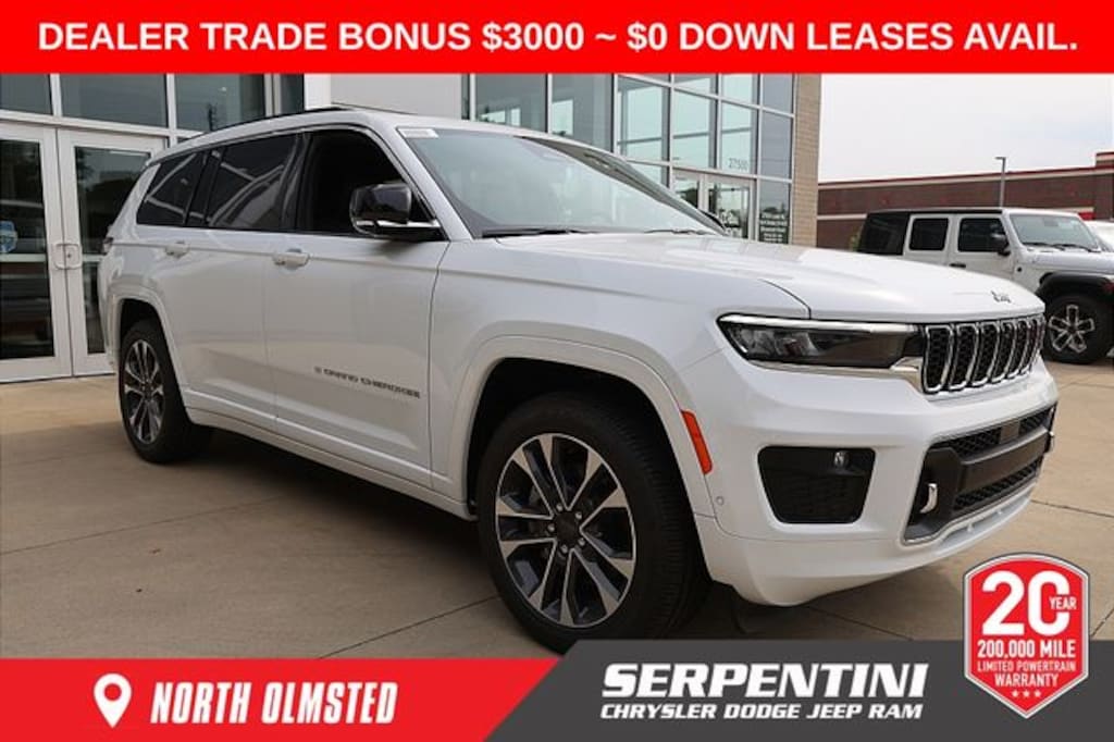 New 2025 Jeep Grand Cherokee L OVERLAND 4X4 Sport Utility