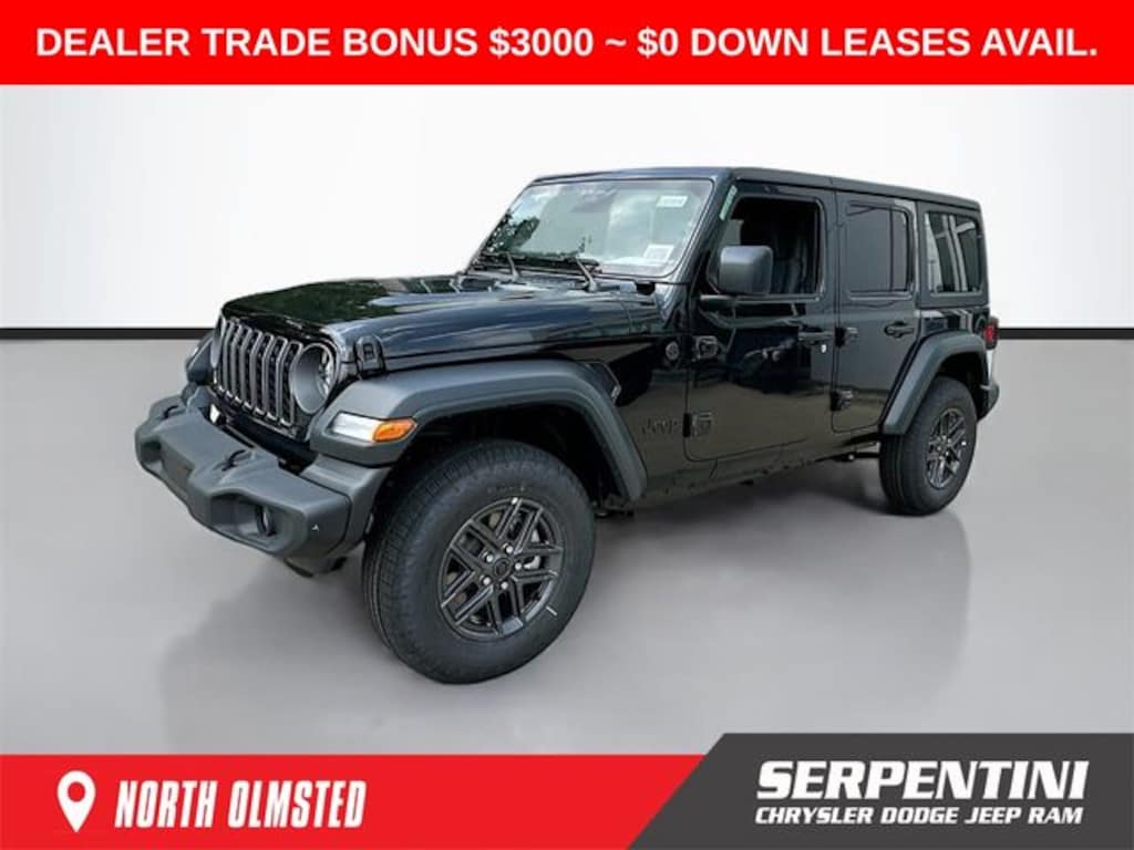 New 2025 Jeep Wrangler 4-DOOR SPORT S Sport Utility
