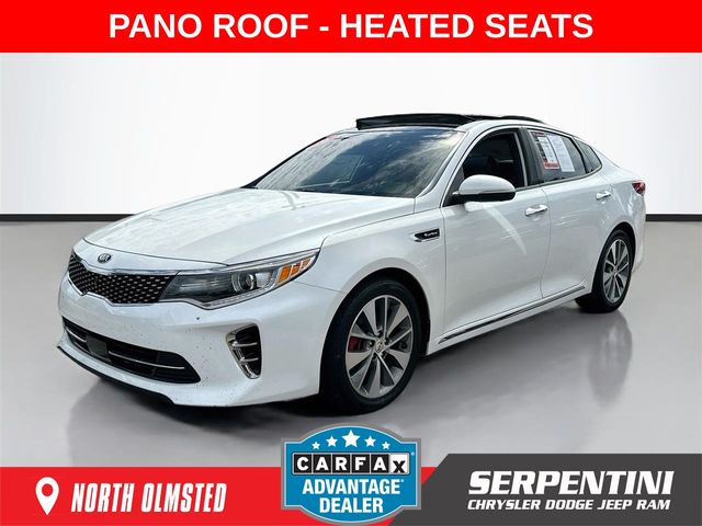 Used 2016 Kia Optima SXL with VIN 5XXGV4L20GG051592 for sale in North Olmsted, OH