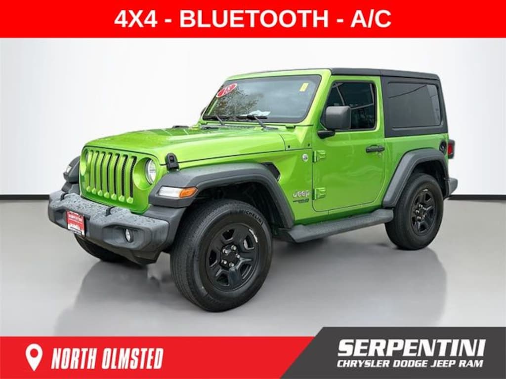 Used 2018 Jeep Wrangler Sport 4x4 SUV