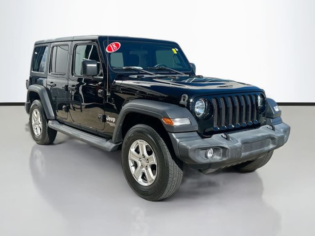 Used 2018 Jeep Wrangler Unlimited Sport 4x4 SUV