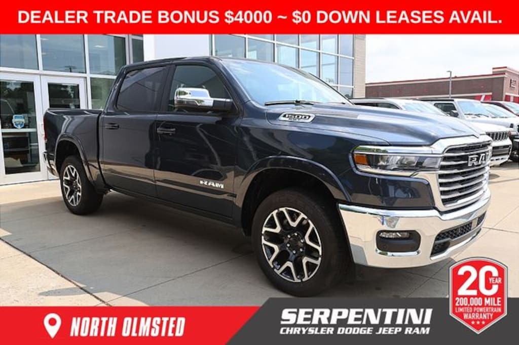 New 2025 Ram 1500 LARAMIE CREW CAB 4X4 5'7 BOX Pickup