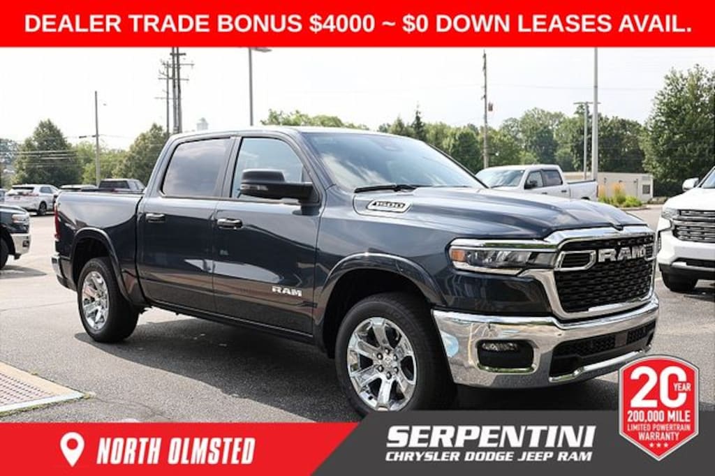 New 2025 Ram 1500 BIG HORN CREW CAB 4X4 5'7 BOX Pickup