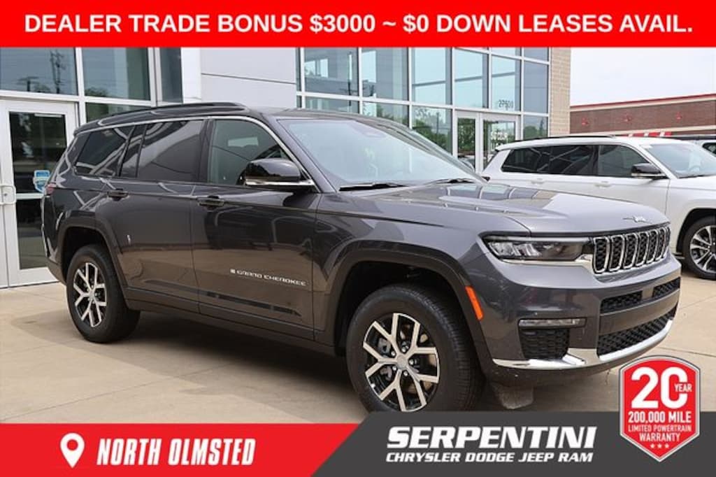 New 2025 Jeep Grand Cherokee L LIMITED 4X4 Sport Utility