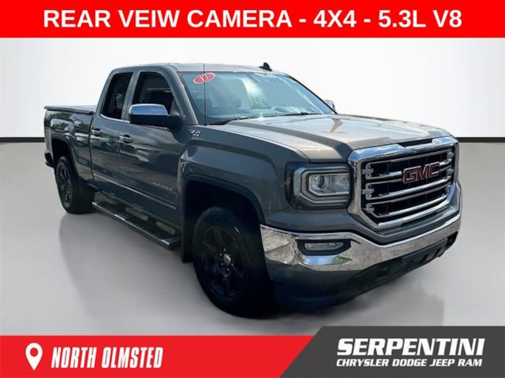 Used 2017 GMC Sierra 1500 SLT Truck Double Cab