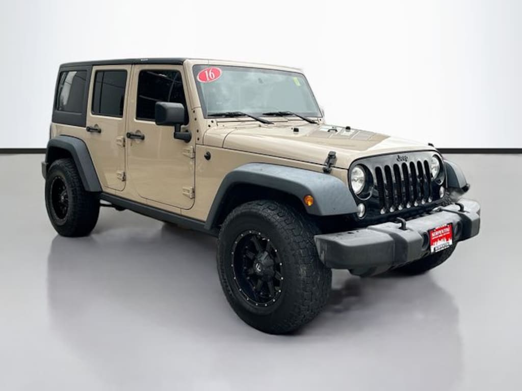 Used 2016 Jeep Wrangler JK Unlimited Sport 4X4 SUV