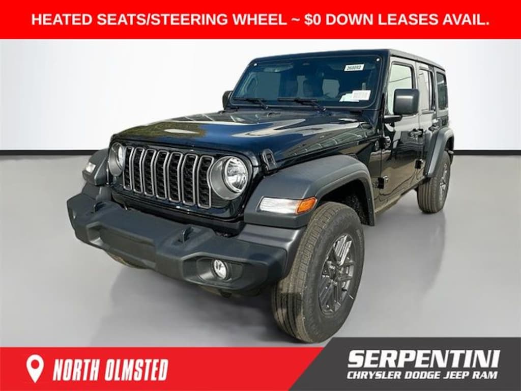 New 2026 Jeep Wrangler 4-DOOR SPORT S Sport Utility