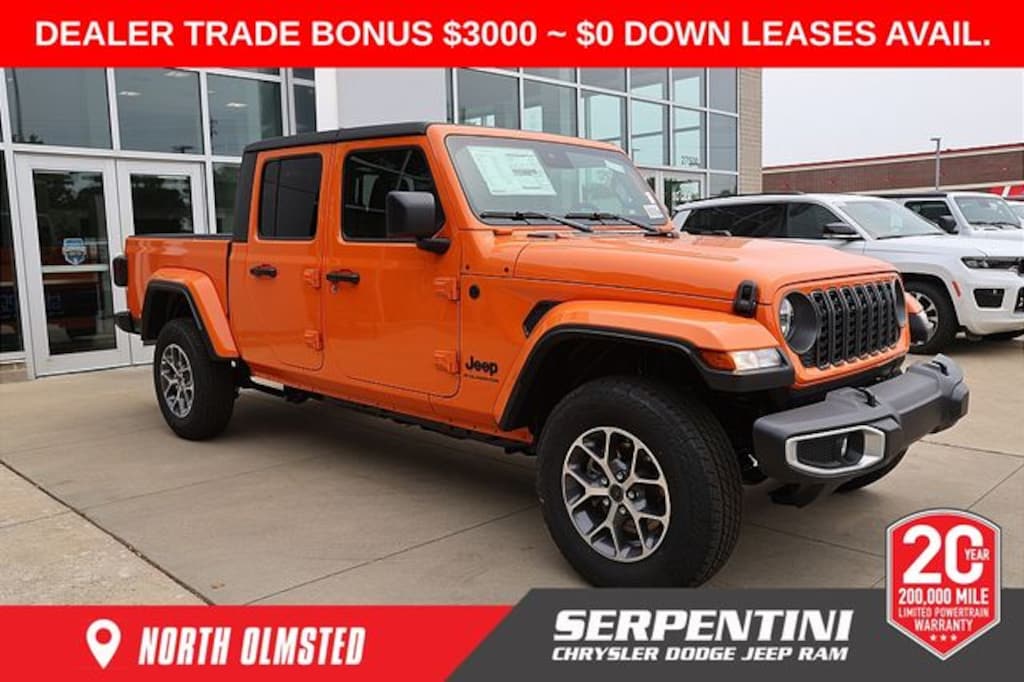 New 2025 Jeep Gladiator SPORT S 4X4 Pickup