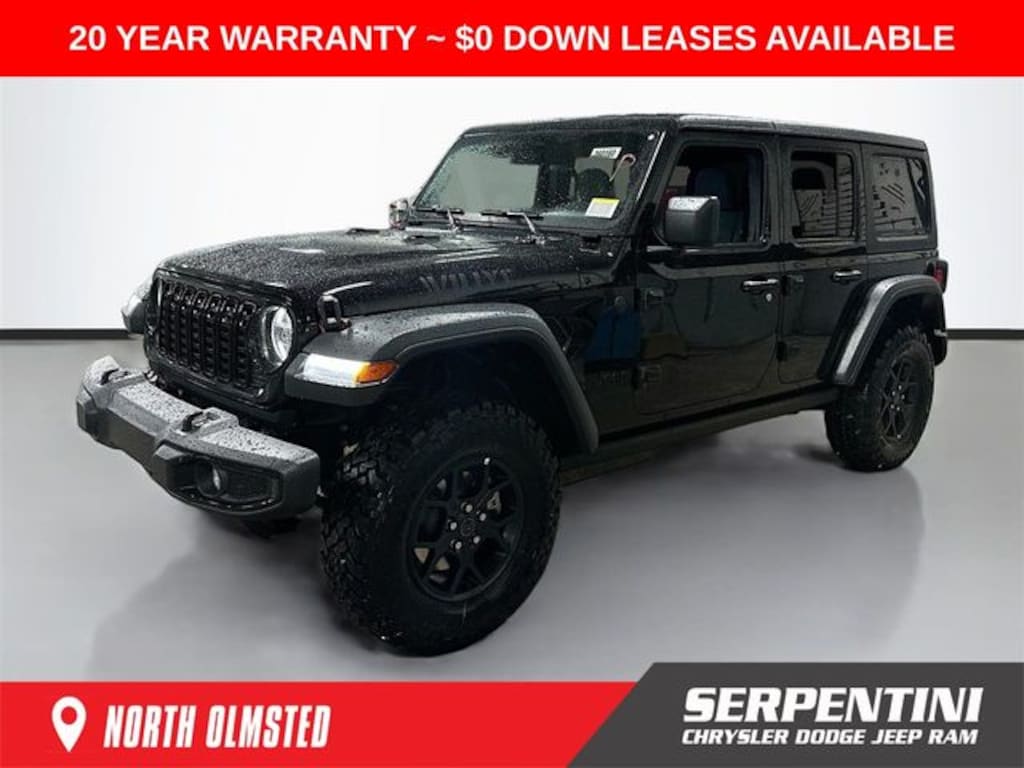 New 2026 Jeep Wrangler 4-DOOR WILLYS Sport Utility
