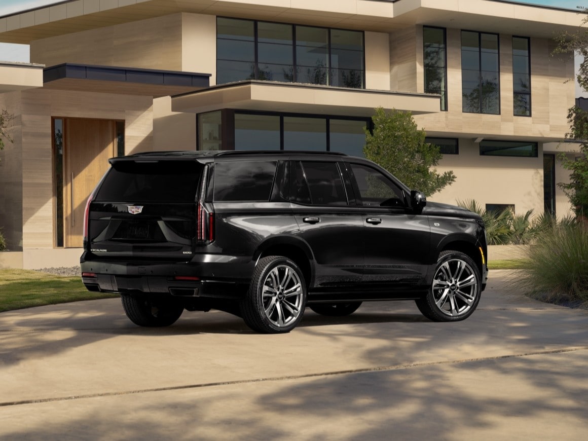  2026 Cadillac Escalade parked curbside with executive presence