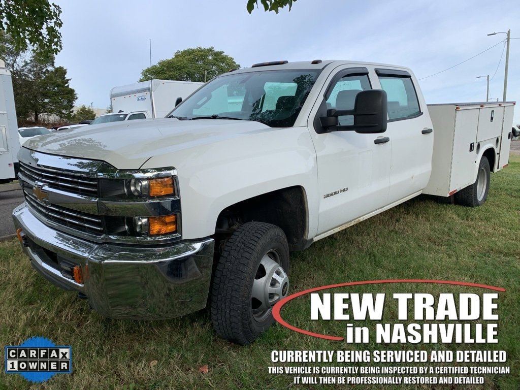 Used 2015 Chevrolet Silverado 3500 HD Chassis Cab Work Truck Truck Crew Cab
