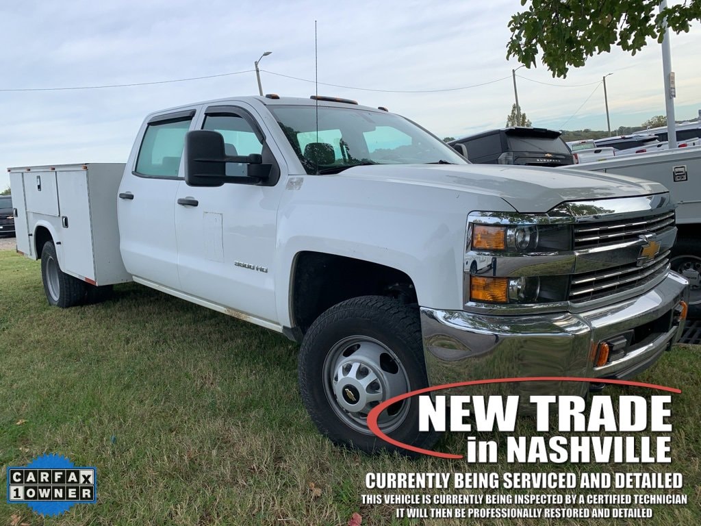 Used 2015 Chevrolet Silverado 3500 HD Chassis Cab Work Truck Truck Crew Cab