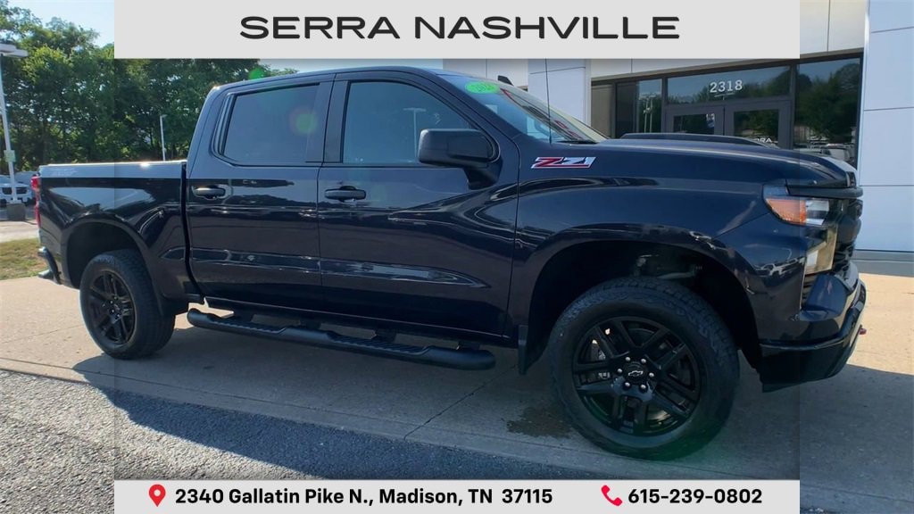Used 2023 Chevrolet Silverado 1500 Custom Trail Boss Truck Crew Cab