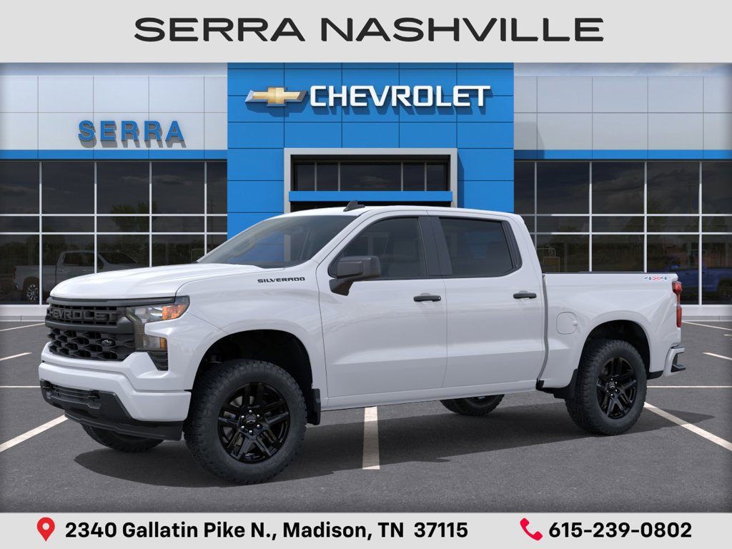 New 2026 Chevrolet Silverado 1500 Custom Truck Crew Cab