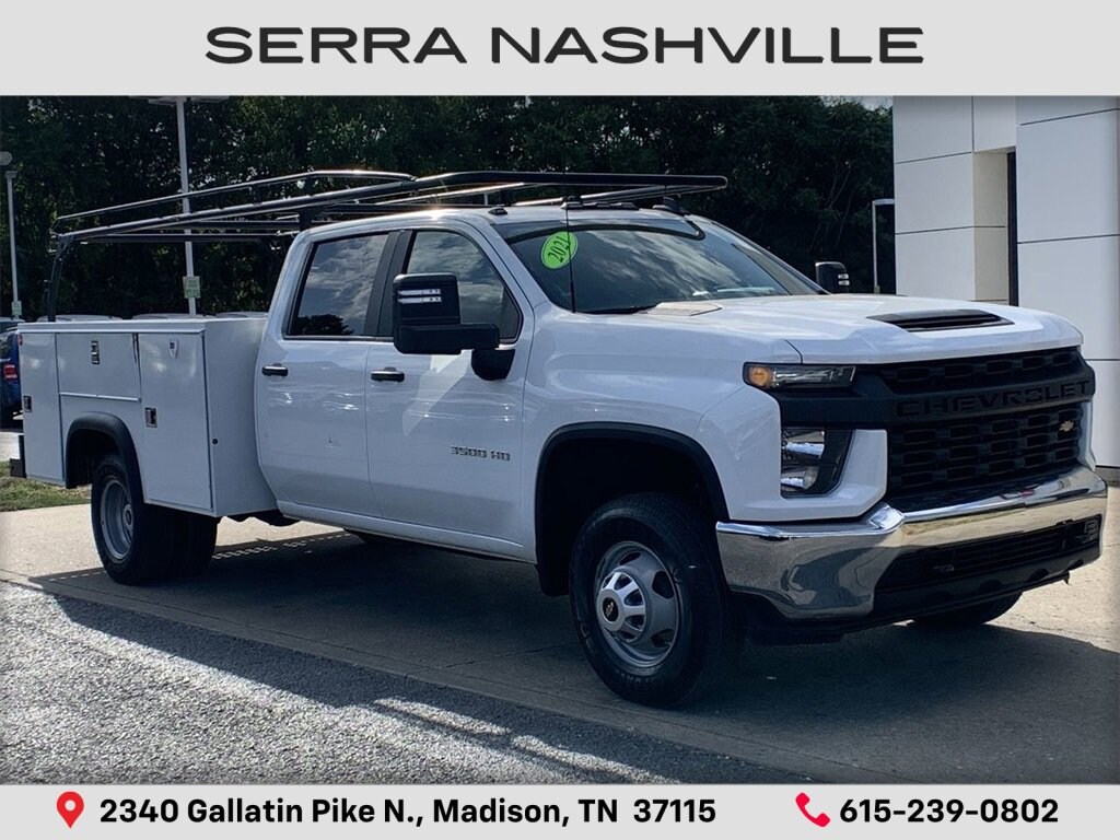 Used 2021 Chevrolet Silverado 3500 HD Chassis Cab Work Truck Truck Crew Cab