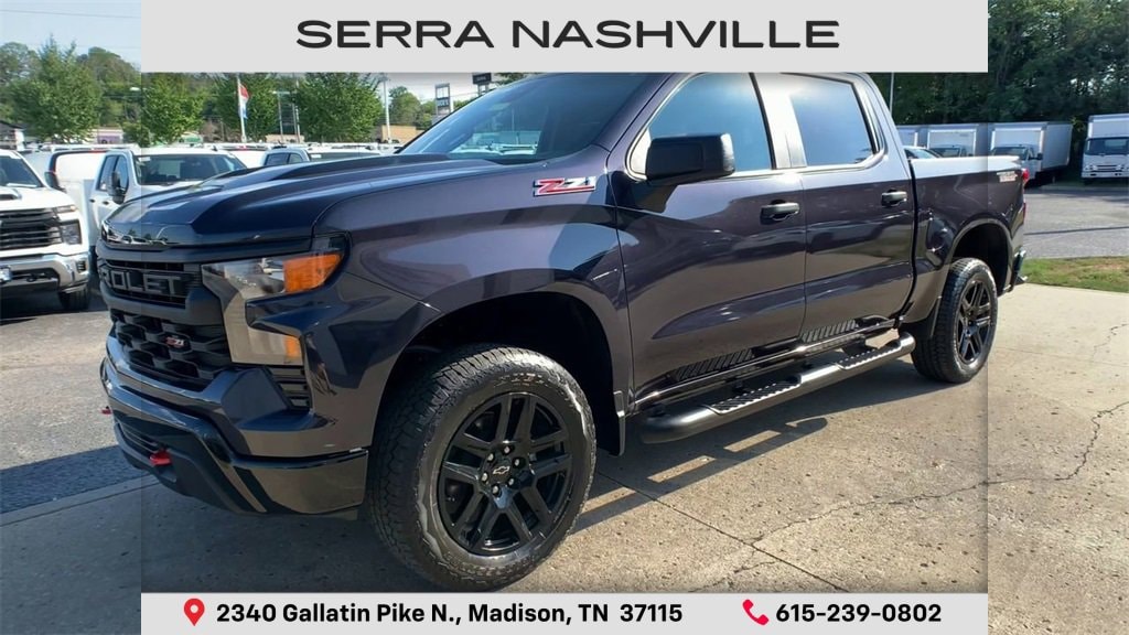 Used 2023 Chevrolet Silverado 1500 Custom Trail Boss Truck Crew Cab