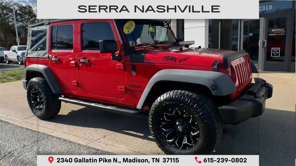 Used 2016 Jeep Wrangler Unlimited Sport SUV