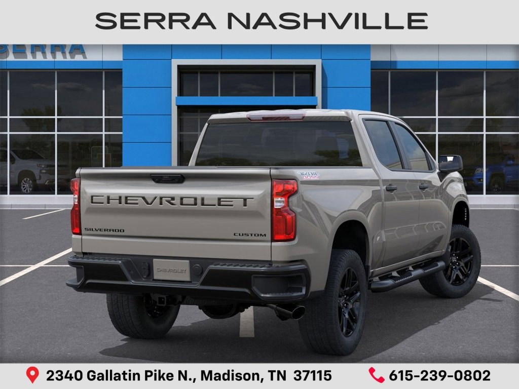 New 2026 Chevrolet Silverado 1500 Custom Trail Boss Truck Crew Cab
