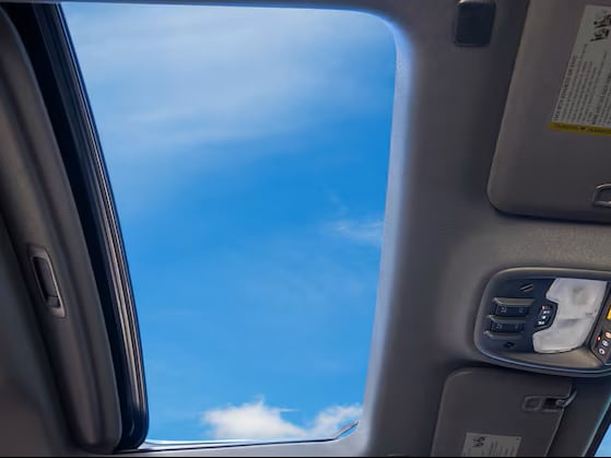 A Beautiful View of the Clear Skies from the Sunroof of the Chevy Colorado.png