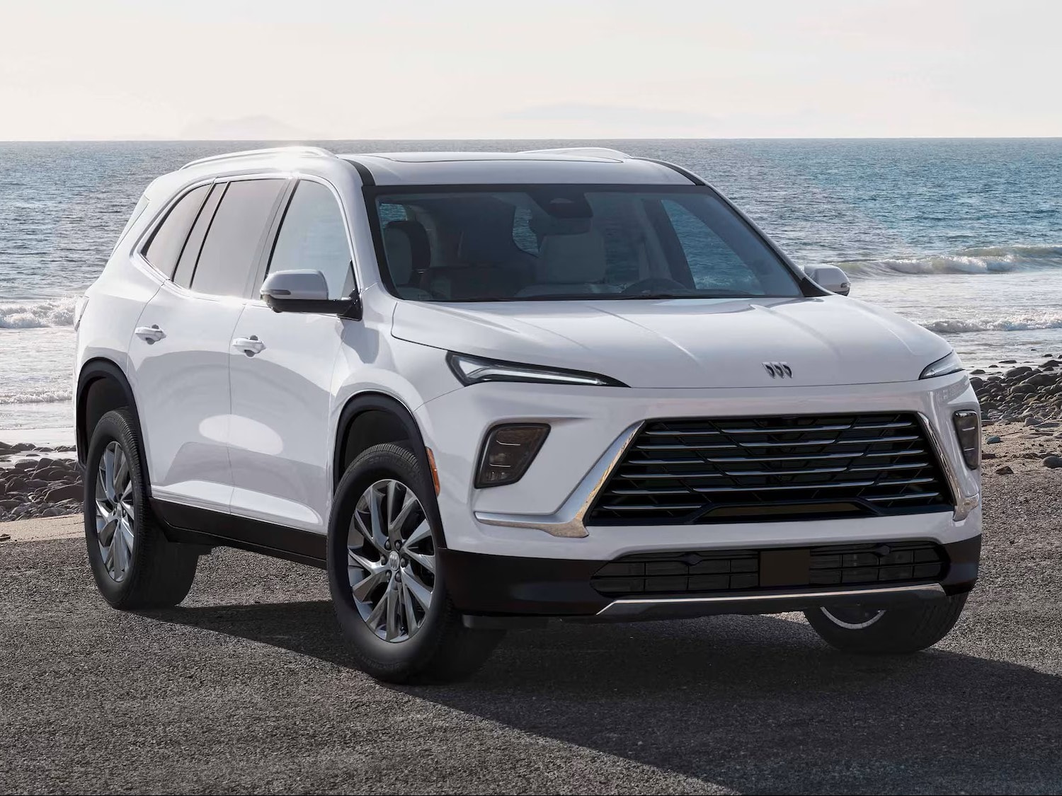 Profile View of the 2026 Buick Enclave Mid-Size SUV at Sunset 4.3.jpg