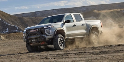 2026 GMC Canyon AT4X with off-road suspension2026 GMC Canyon AT4X with off-road suspension