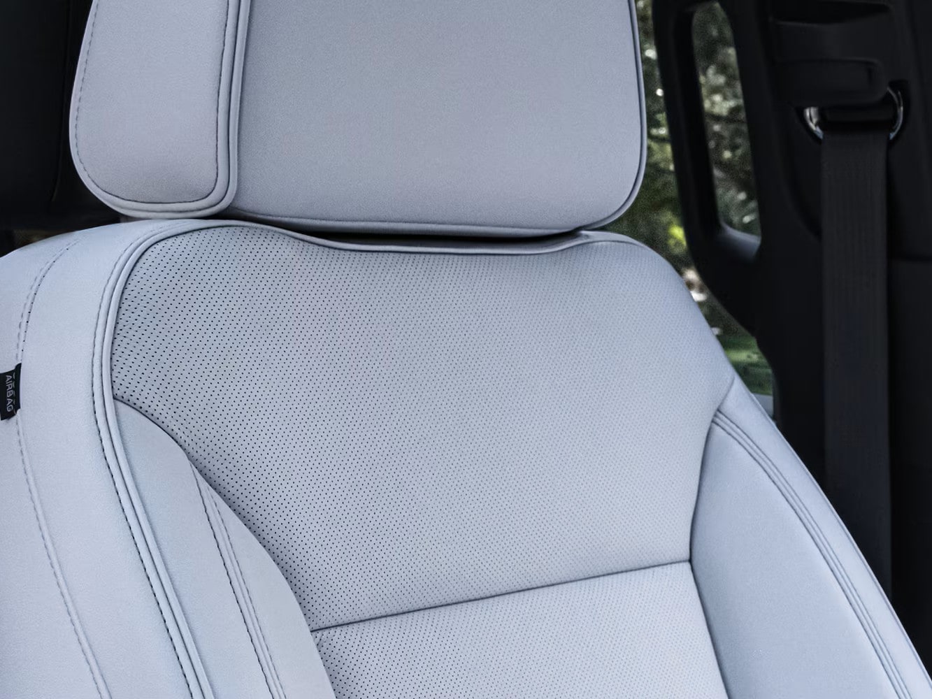  Perforated leather seating surfaces of the 2026 Chevrolet Suburban