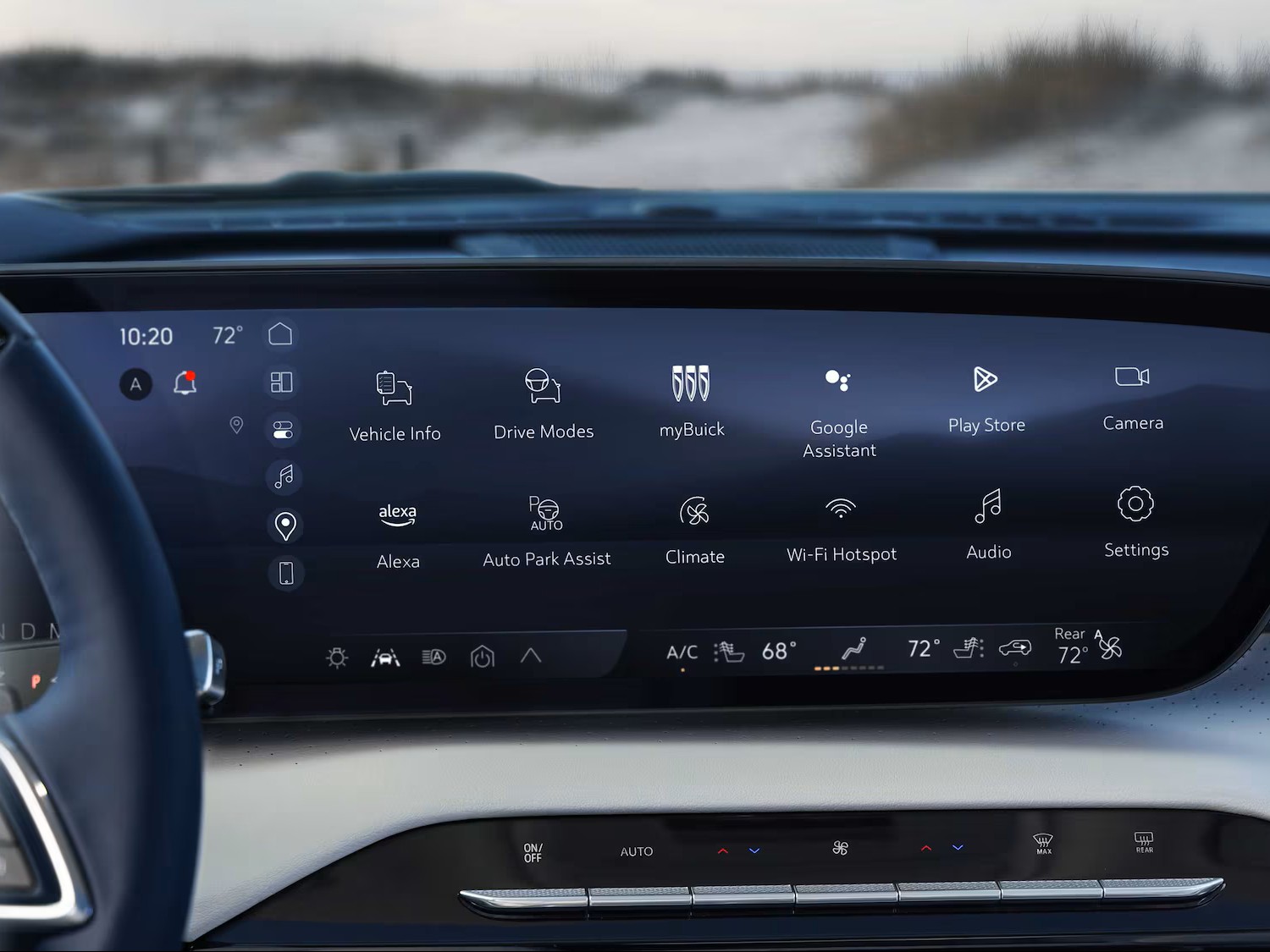 Close-up of the Display Dashboard of the 2026 Buick Enclave Mid-Size SUV
