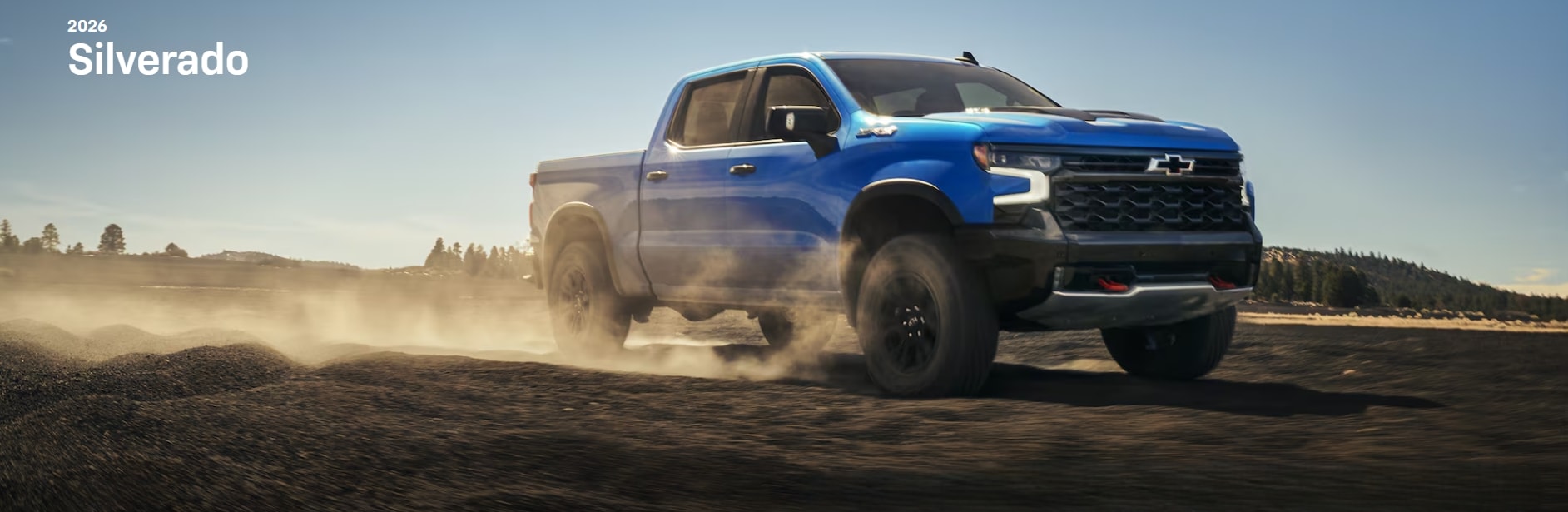2026 Chevrolet Silverado on dirt road near Serra Chevrolet Buick GMC Nashville