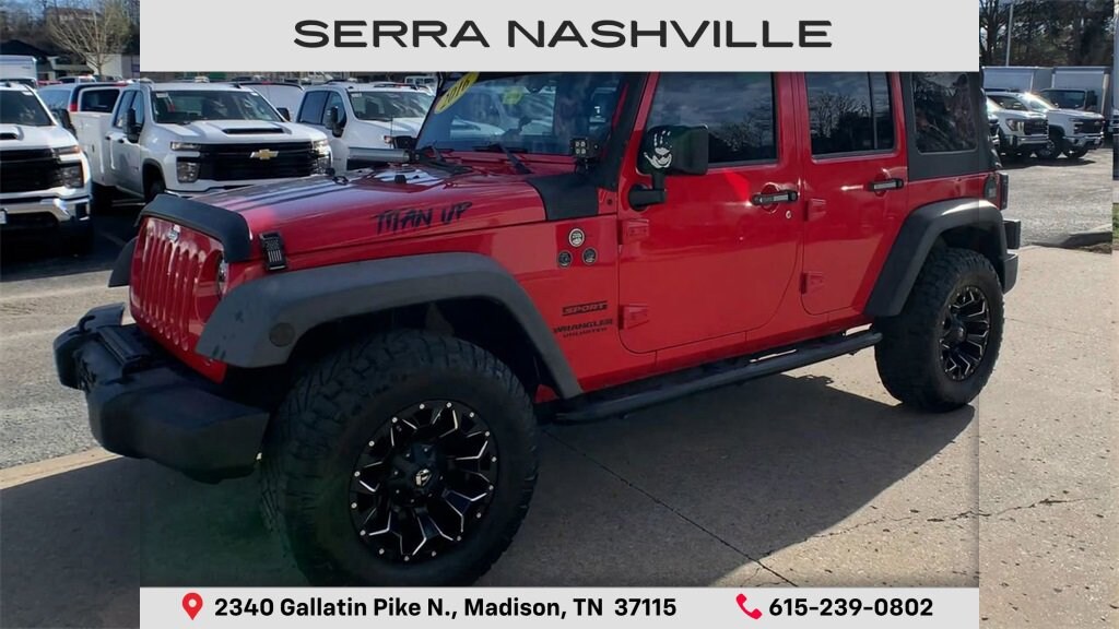Used 2016 Jeep Wrangler Unlimited Sport SUV