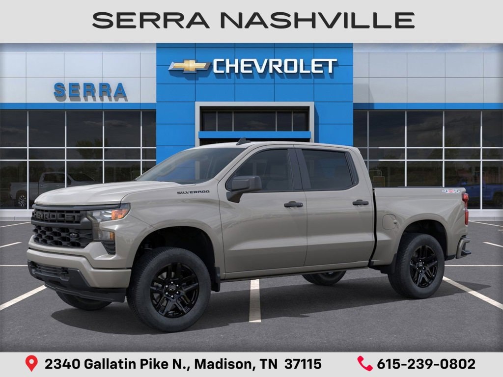 New 2026 Chevrolet Silverado 1500 Custom Truck Crew Cab