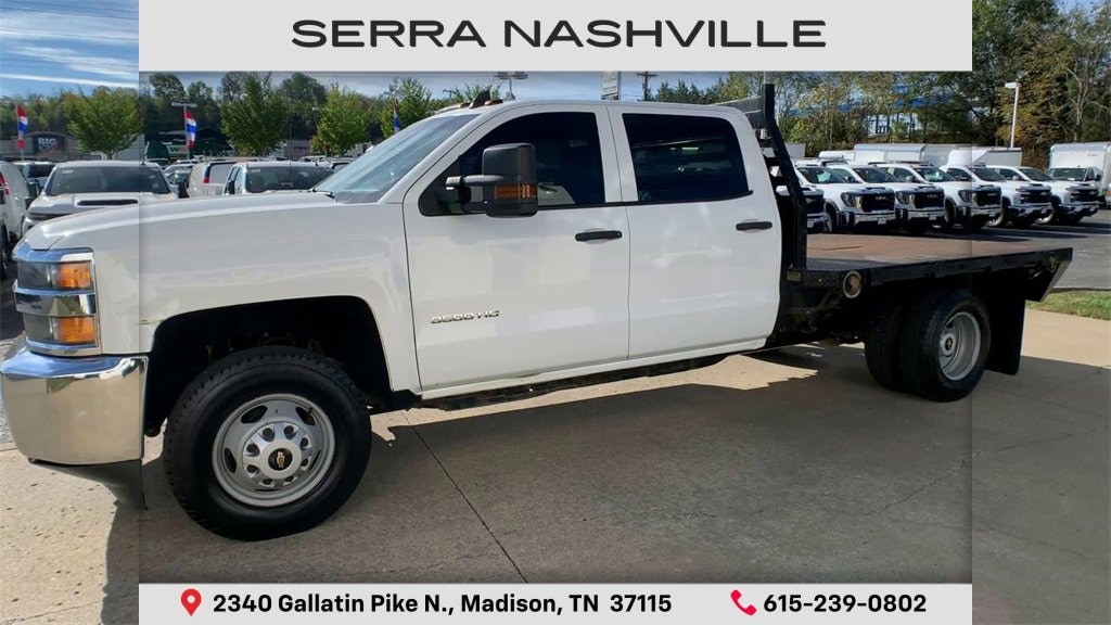 Used 2018 Chevrolet Silverado 3500 HD Chassis Cab Work Truck Truck Crew Cab