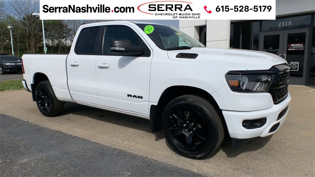Used 2022 RAM Ram 1500 Pickup Big Horn/Lone Star with VIN 1C6RREBT4NN219742 for sale in Madison, TN