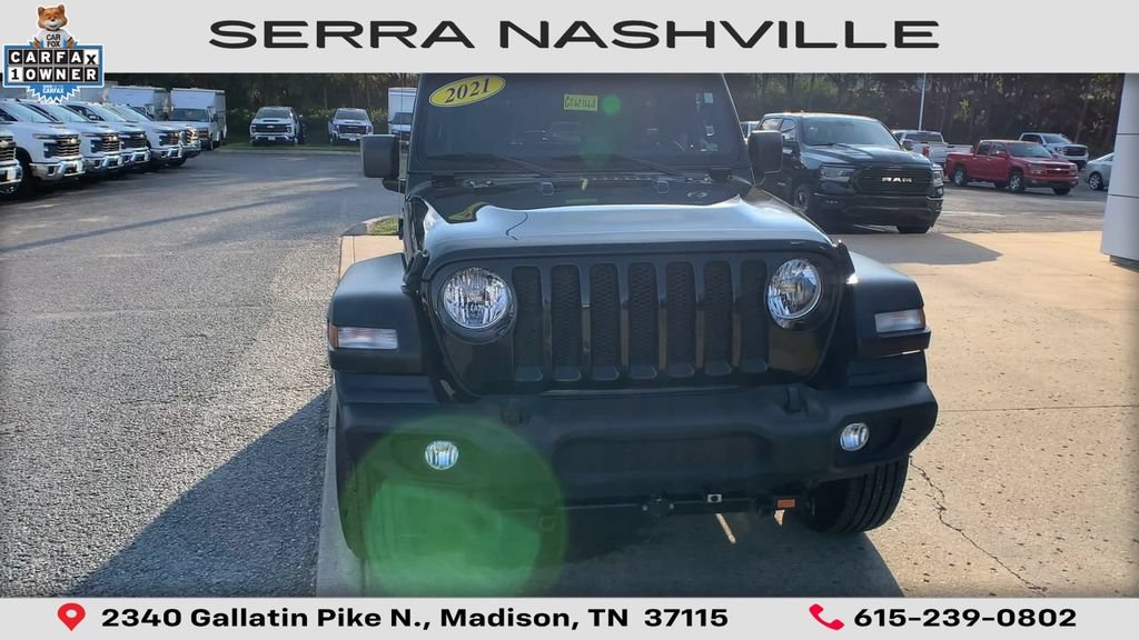 Used 2021 Jeep Wrangler Unlimited Sport S SUV