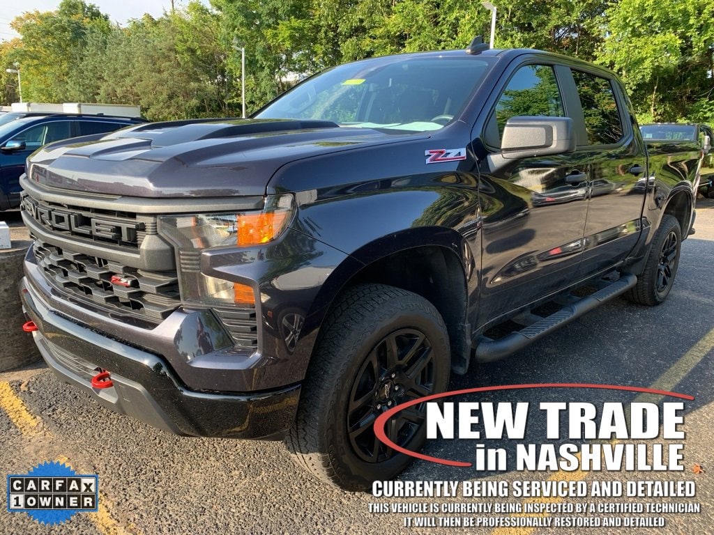 Used 2023 Chevrolet Silverado 1500 Custom Trail Boss Truck Crew Cab