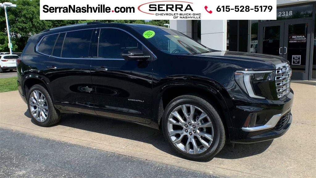 Certified 2025 GMC Acadia Denali with VIN 1GKENRRS7SJ126163 for sale in Madison, TN