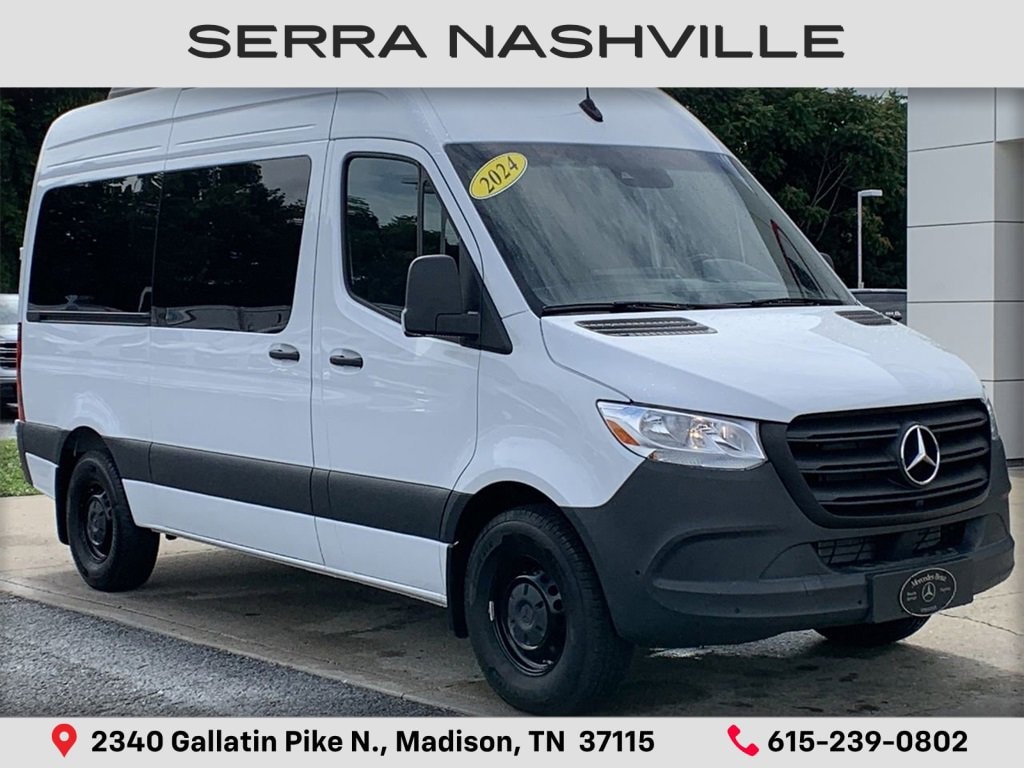 Used 2024 Mercedes-Benz Sprinter Passenger Van 2500 Standard Roof I4 Diesel HO 144 RWD Van