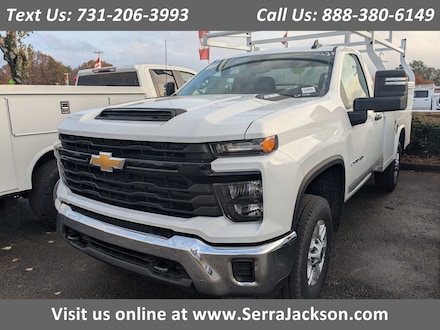 Clearance Used 2025 Chevrolet Silverado 2500 HD w/Royal Flip-top Svc. Body Truck Regular Cab in Jackson, TN