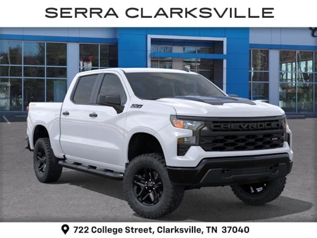 New 2026 Chevrolet Silverado 1500 Custom Trail Boss Truck Crew Cab