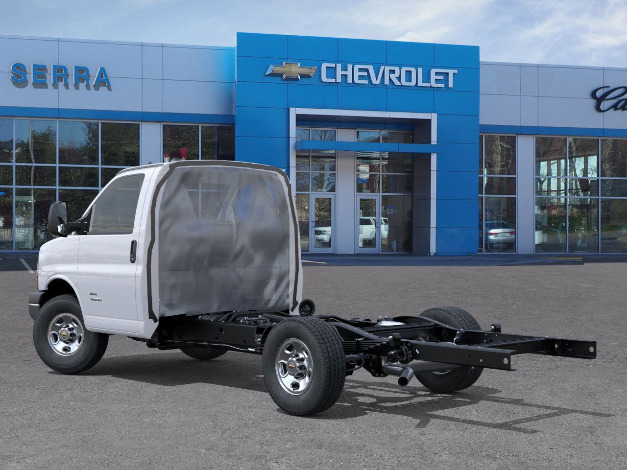 2025 Chevrolet Express Cutaway 3500 Work Van photo 3