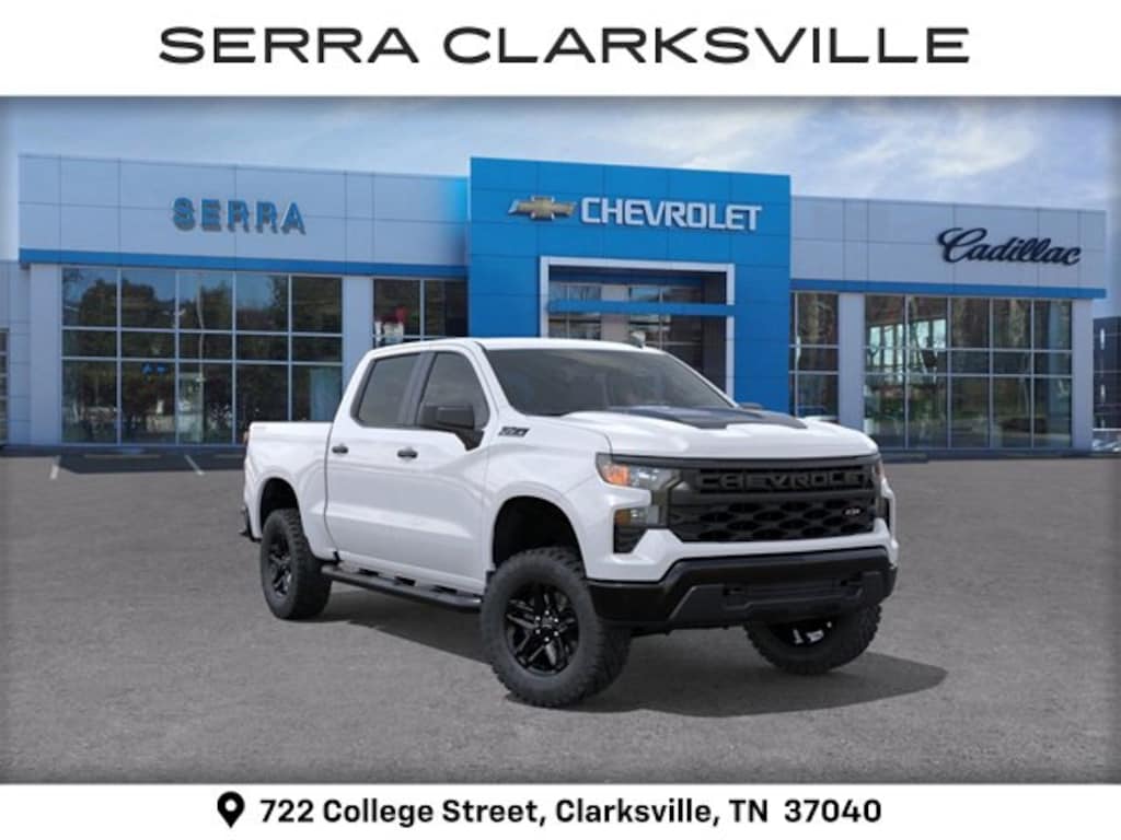 New 2026 Chevrolet Silverado 1500 Custom Trail Boss Truck Crew Cab
