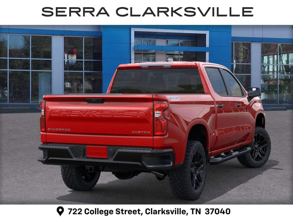 New 2026 Chevrolet Silverado 1500 Custom Trail Boss Truck Crew Cab