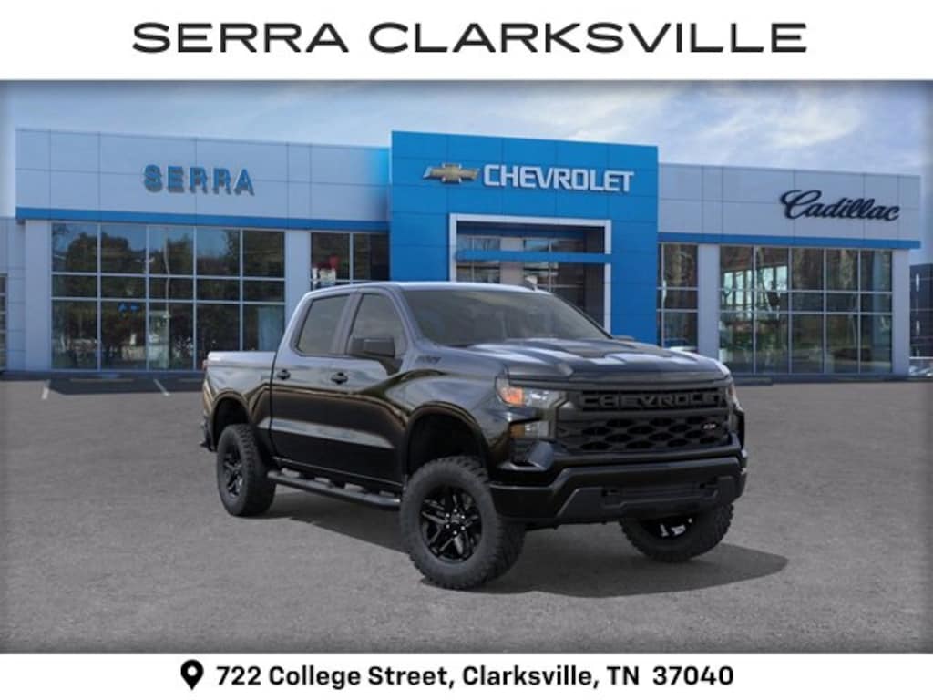 New 2026 Chevrolet Silverado 1500 Custom Trail Boss Truck Crew Cab