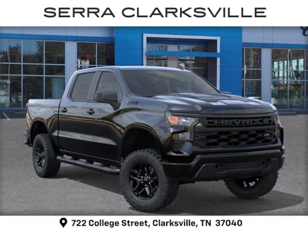 New 2026 Chevrolet Silverado 1500 Custom Trail Boss Truck Crew Cab