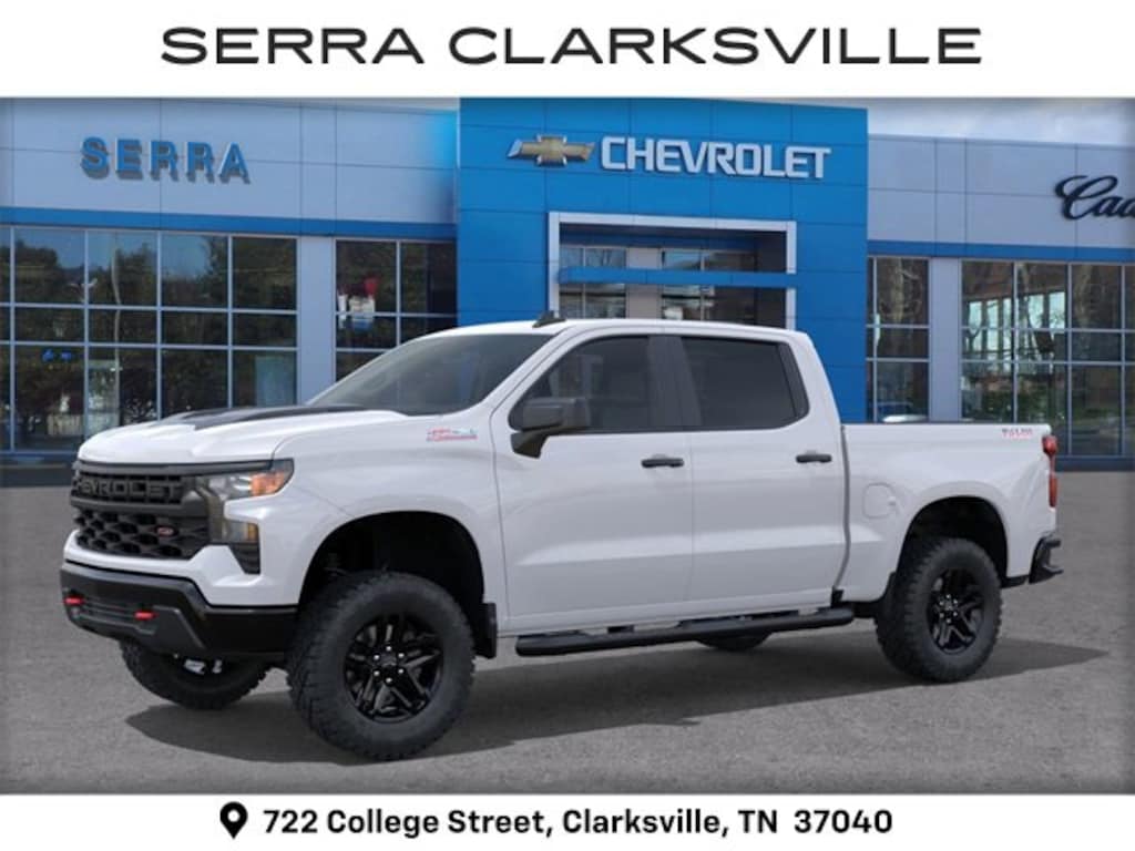 New 2025 Chevrolet Silverado 1500 Custom Trail Boss Truck Crew Cab
